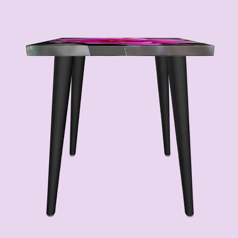 Camellia in Focus - Botanical Side Table