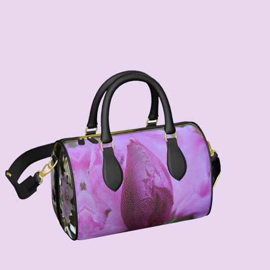 Sinfully Floral - Mini Leather Duffle