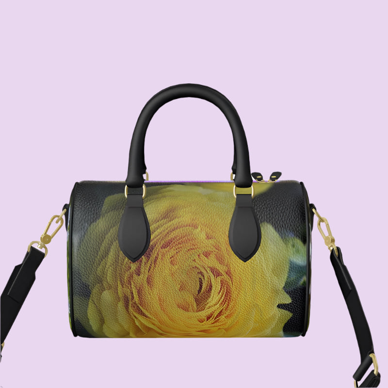 Sinfully Floral - Mini Leather Duffle