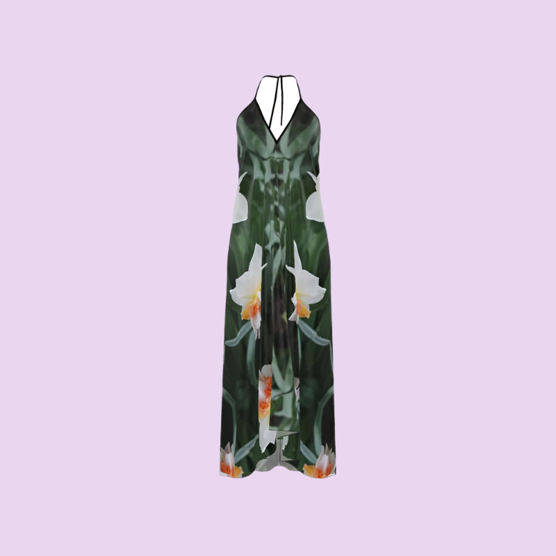 Ivory Bloom Slip Dress