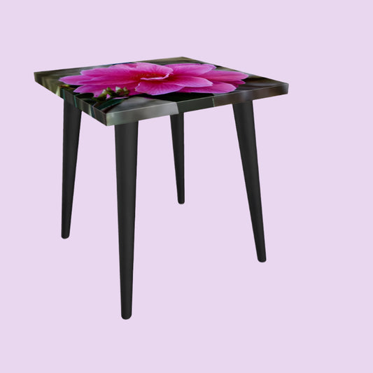 Camellia in Focus - Botanical Side Table