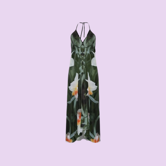 Ivory Bloom Slip Dress